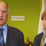 Eric Schwartzman with Govenor Jerry Brown