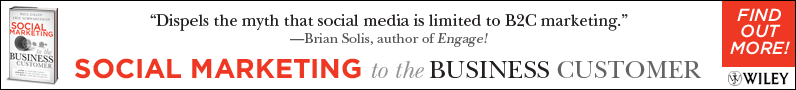 Social Marketing to the Business Customer B2B Marketing Book Review B2B Marketing Book testimonial for author Eric Schwartzman