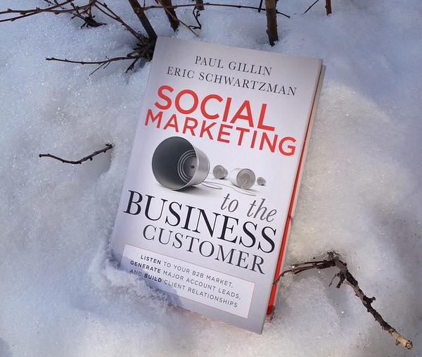 Social Marketing to the Business Customer Hardcover Image B2B Marketing Book by author Eric Schwartzman