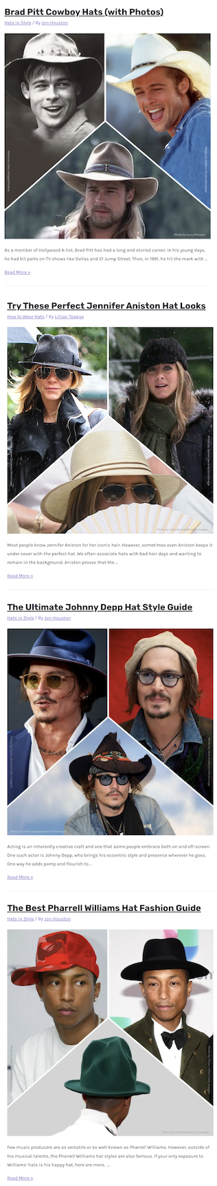 This celebrity content marketing program lured high authority backlinks which were programmatically transferred to the client's e’commerce collection pages in their online store.